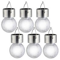 Solar party verlichting hanger voor buiten - 12x - 13 cm - LED verlichting - Tuinverlichting