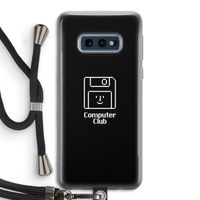 Hello: Samsung Galaxy S10e Transparant Hoesje met koord