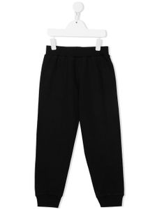 Versace Kids pantalon de jogging à logo Medusa brodé - Noir