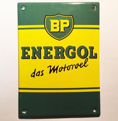 BP Energol Das Motoroel Emaille Bord