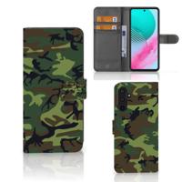 Samsung Galaxy M54 | Telefoon Hoesje | Army Dark | Portemonnee hoesje