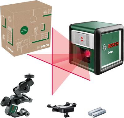 Bosch Groen Quigo III Kruislijnlaser | Inclusief Batterijen - 06036635Z0