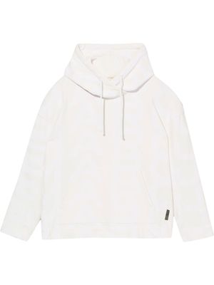 Marc Jacobs hoodie Monogram Oversized à liens de resserrage - Blanc