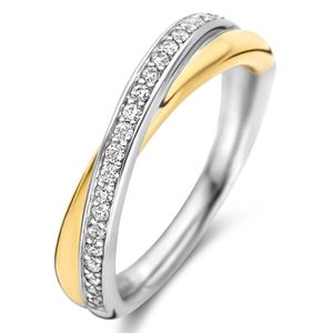 TI SENTO-Milano 1953ZY Ring zilver goud-en zilverkleurig 5 mm