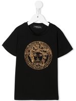 Versace Kids t-shirt à motif Medusa - Noir