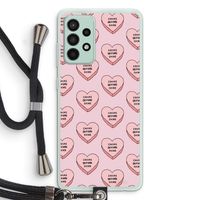 Chicks before dicks: Samsung Galaxy A52s 5G Transparant Hoesje met koord
