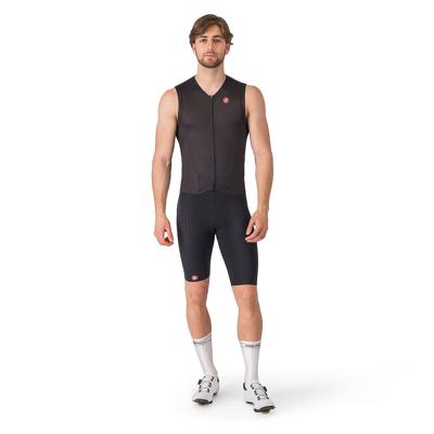 Castelli free sanremo 3 suit sleeveless zwart heren