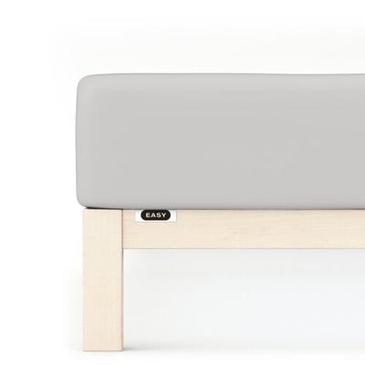 Schlafgut Schlafgut EASY Jersey Elasthan Hoeslaken L - 140x200 - 160x220 511 Grey Light