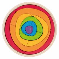 Goki houten puzzel oculus, 11st.