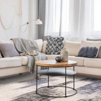 Easy Living - Vloerkleed Kuza Lines Blue Rug -