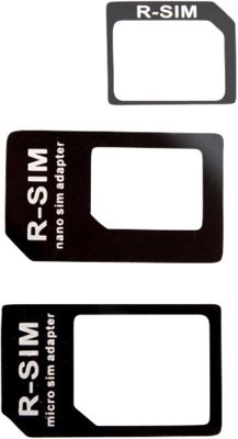 Xqisit Nano+Micro SIM Adapter Simkaartadapter Xqisit Nano+Micro SIM Adapter Simkaartadapter