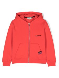 Lanvin Enfant veste à logo brodé - Rouge