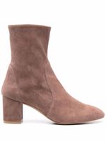 Stuart Weitzman bottines Yuliana 60 mm en daim - Marron