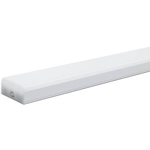 LED TL Armatuur met T5 Buis - Keukenverlichting - Aigi Shado - 60cm - 12W - Koppelbaar - Helder/Koud Wit 6500K - Mat Wit