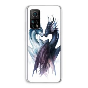 Yin Yang Dragons: Xiaomi Mi 10T 5G Transparant Hoesje