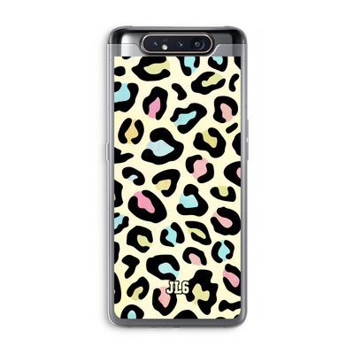 Leopard pattern: Samsung Galaxy A80 Transparant Hoesje