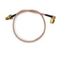Mueller Electric BU-4150074012 Coaxkabel SMA-bus SMA-stekker 0.30 m Transparant 1 stuk(s)