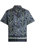 ETRO floral-print silk shirt - Gris - thumbnail