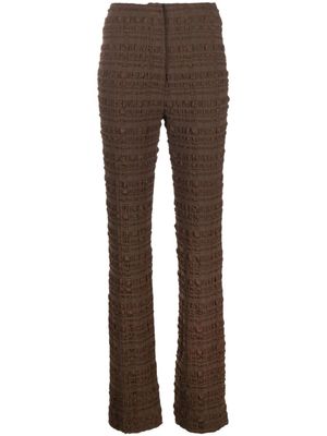 Nanushka pantalon Juna à coupe slim - Marron
