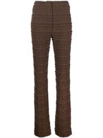 Nanushka pantalon Juna à coupe slim - Marron