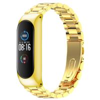 Xiaomi Mi 3/4/5/6 Kralen Stalen Schakel Band - Mat Goud