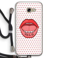 Yolo Denise: Samsung Galaxy A5 (2017) Transparant Hoesje met koord