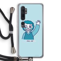 Zwaai: Xiaomi Mi Note 10 Transparant Hoesje met koord Zwaai: Xiaomi Mi Note 10 Transparant Hoesje met koord
