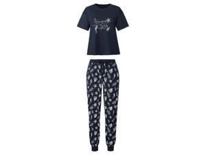 esmara Dames pyjama (S (36/38), Marineblauw patroon)