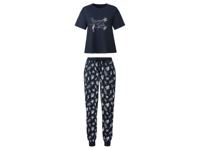 esmara Dames pyjama (S (36/38), Marineblauw patroon) - thumbnail