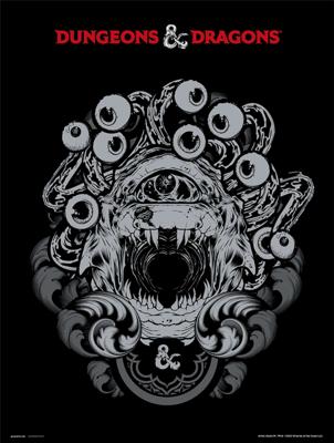 Kunstdruk Dungeons And Dragons Beholder 30x40cm