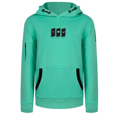 Indian Blue Jeans hoodie met logo groen