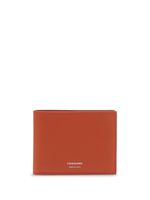 Ferragamo portefeuille en cuir à design pliant - Marron