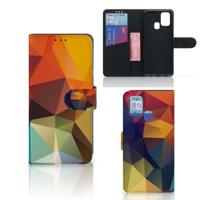 Samsung Galaxy M31 | Book Case | Polygon Color