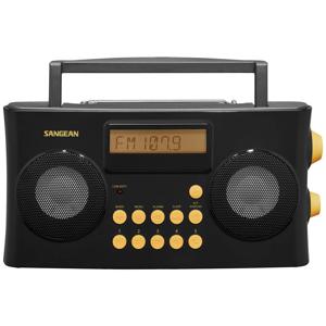 Sangean PR-D17 Zakradio VHF (FM), AM, FM AUX Spraakfunctie, Voelbare toetsen, Wekfunctie Zwart