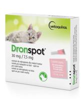 VETOQUINOL Dronspot - ontwormingsdruppels voor katten 0,5-2,5 kg
