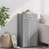Dressoir 45x42,5x93 cm bewerkt hout grijs sonoma eikenkleurig