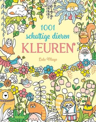 1001 Schattige Dieren Kleuren - Paperback (9789044760453)