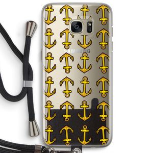 Musketon Anchor: Samsung Galaxy S7 Edge Transparant Hoesje met koord