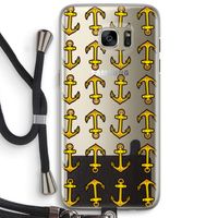 Musketon Anchor: Samsung Galaxy S7 Edge Transparant Hoesje met koord