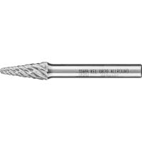 PFERD TOOLS 21001025 Freesstift Hardmetaal Bol Lengte 60 mm Afmeting, Ø 8 mm Werklengte 20 mm Schachtdiameter 6 mm 1 stuks