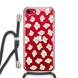 Spiegeleitjes: iPhone SE 2020 Transparant Hoesje met koord