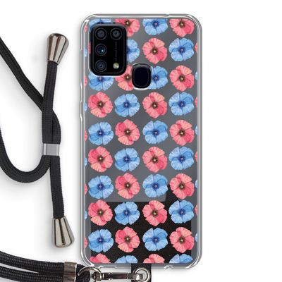 Klaproosjes: Samsung Galaxy M31 Transparant Hoesje met koord