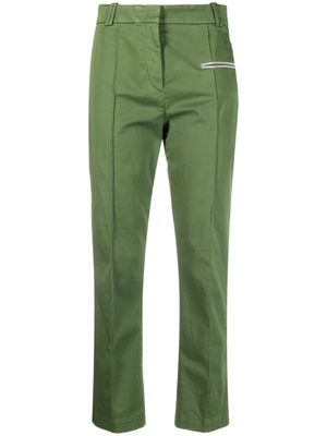 Fabiana Filippi pantalon à coupe droite - Vert