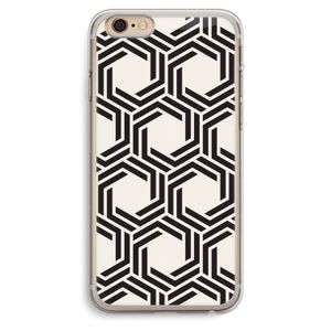 Geometrisch patroon: iPhone 6 Plus / 6S Plus Transparant Hoesje