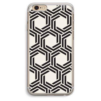 Geometrisch patroon: iPhone 6 Plus / 6S Plus Transparant Hoesje