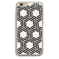 Geometrisch patroon: iPhone 6 Plus / 6S Plus Transparant Hoesje
