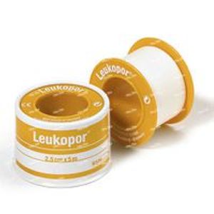 Leukopor Kleefpleister 2472 2.5cm X 5m 1 stuk