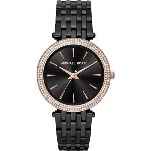 Michael Kors Heren Darci Black Dial Black Carbon-plated horloge MK3407