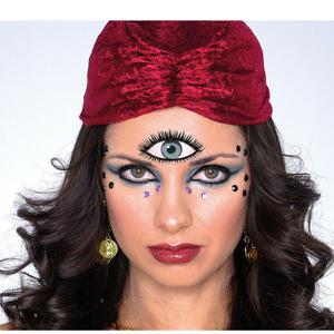 Schmink setje waarzegster - gypsy make-up verkleed set - Halloween/Carnaval accessoires