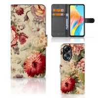 Hoesje voor OPPO A58 4G Bloemen